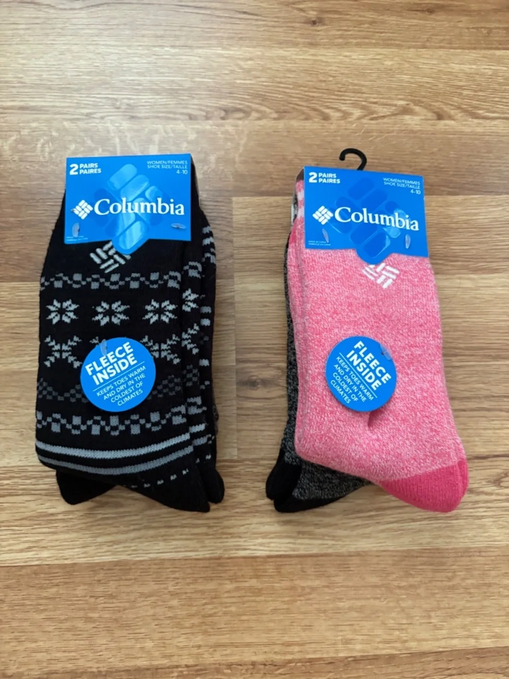NWT Columbia Fleece lined women’s socks